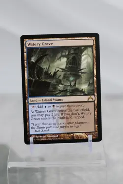 Magic: The Gathering Watery Grave Gatecrash Rare Land Blue Black Regular 249/249 - Image 1