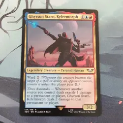 1x Ghyrson Starn, Kelermorph NM-Mint, English Commander: Universes Beyond: Warha - Image 1