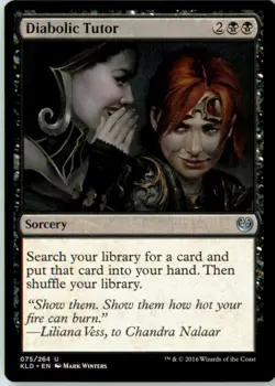 Diabolic Tutor 75 Uncommon Kaladesh Near Mint - Image 2