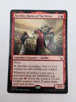 Krenko, Baron of Tin Street Promo Pack: Murders at Karlov Manor • Regular MTG - Image 1