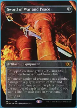 Sword of War and Peace (Borderless) FOIL Double Masters NM (515040) ABUGames - Image 1