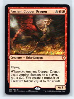 Ancient Copper Dragon #161 Commander Legends: Battle for Baldur's Gate MTG - NM - Image 1