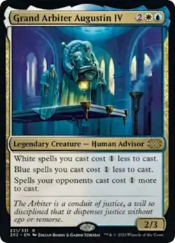MTG English Grand Arbiter Augustin IV NM Normal Double Masters 2022 - Image 1