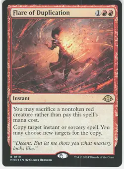 Flare of Duplication 119 Rare Modern Horizons 3 Magic: The Gathering Foil NM - Image 1