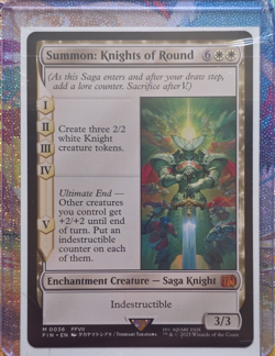 Final Fantasy Summon Knights of Round Enchantment Creature Indestructible Mythic - Image 1