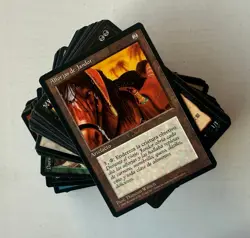 MTG-4th & 5th Edition White Border Foreign Language 217 Card Lot NM-Free Ship - Image 1