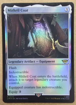 Mithril Coat (Foil) - Universes Beyond: the Lord of the Rings (LTR) MTG - 245 NM - Image 1