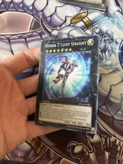 (YCL) Number 7: Lucky Straight (Starfoil) SP14-EN027 Star Pack 2014 1st Ed LP - Image 3