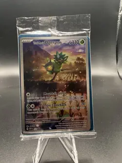 Pokemon Teal Mask Ogerpon Promo 123 Scarlet & Violet Holo 110 HP English - Image 1