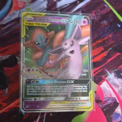 The Pokemon Company Pokemon TCG Espeon & Deoxys GX 72/236 Sm-Unified Minds Holo… - Image 3