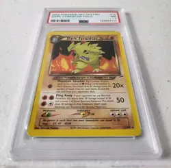 Dark Tyranitar - Neo Destiny Set *PSA 7 - NM* Holo Rare Pokemon Card *W/ SWIRL* - Image 3