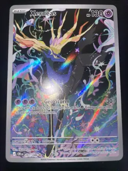 Pokemon TCG Xerneas 091/086 Gold Star Chaos Rising Illustration Rare - Image 2