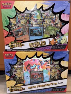 Pokemon TCG Ascended Heroes Pin And EX Box Collection Lot Of 2 Sealed New! - Image 2