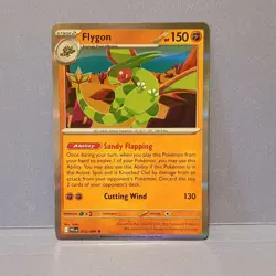 Pokemon Flygon 053/094 Me02: Phantasmal Flames 150 HP Rare Holo Dragon Card - Image 1
