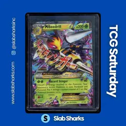 2016 POKEMON XY PROMO #XY158 M BEEDRILL EX - Image 1