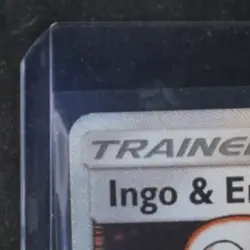 2019 POKEMON SUN & MOON TEAM UP #176/181 INGO EMMET ULTRA RARE - Image 3