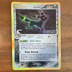 Umbreon Delta Species 17/113 Holo Rare 2005 Pokemon Card - Image 1
