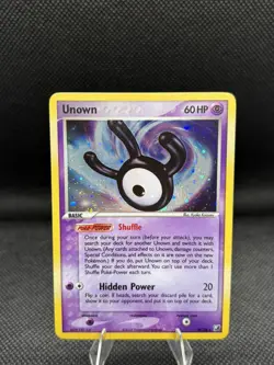 Pokemon TCG - Unown W/28 Holo Rare ex Unseen Forces Near Mint - Image 1