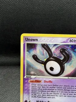 Pokemon TCG - Unown W/28 Holo Rare ex Unseen Forces Near Mint - Image 2