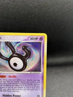 Pokemon TCG - Unown W/28 Holo Rare ex Unseen Forces Near Mint - Image 3
