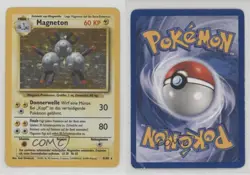 Magneton Holo German Pokemon Base Set #9 1999 - Image 3