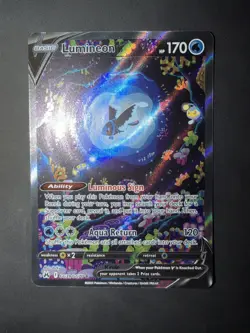 Pokemon Card Lumineon V GG39/GG70 Illustration Rare Crown Zenith Near Mint - Image 1