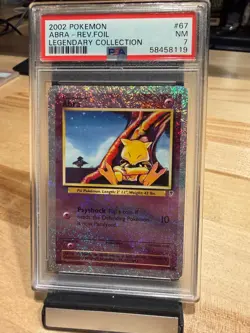 Pokemon Abra Legendary Coll. Reverse Holo #67 PSA 7 - Image 1