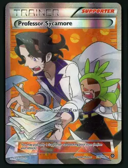 Professor Sycamore DMG 114/114 - Full Art Ultra Rare XY Steam Siege 🏝 Pokemon - Image 1