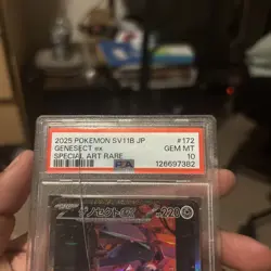 Genesect ex 172/086 Black Bolt Holo Japanese Pokemon Card PSA 10 Gem Mint - Image 3