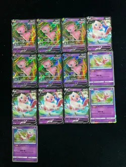 2025 Pokemon TCG S-Chinese CS4bC 048/132 084/207 Mew V Holo Lot*13 YV34 - Image 2