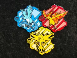 Pokemon TCG Chinese 151 Fridge Magnet Articuno Moltres Zapdos Lot*3 #4 CP08 - Image 1