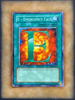 Yugioh E - Emergency Call DP03-EN017 Common 1st Ed NM - Image 1