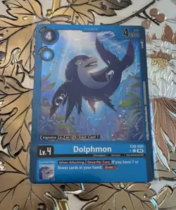 Digimon Card Game Limited Foil Dolphmon EX8-020 Chain of Liberation - Image 1