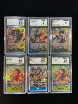 2024 One Piece TCG S-Chinese ST13-015 SR Monkey D Luffy Lot*6 PGS 10 LU57 - Image 1