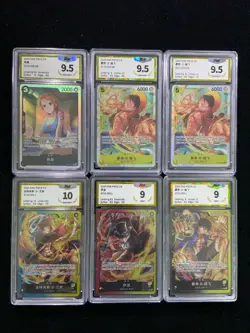 2024 One Piece TCG S-CHN ST13-015 SR ST13-002 L Portgas D Ace Lot*6 PGS 10 LU57 - Image 1