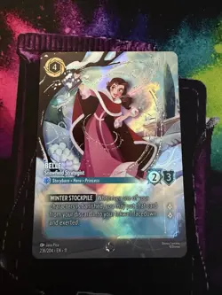 Disney Lorcana - Belle - Snowfield Strategist 236/204 Enchanted Winterspell NM - Image 1