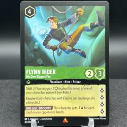 Flynn Rider His Own Biggest Fan 82/204 Rare Disney Lorcana Card - Image 1