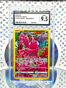 CGC 9.5 Oricorio GG04/GG70 Crown Zenith Secret Illustration Rare Pokemon Card - Image 1