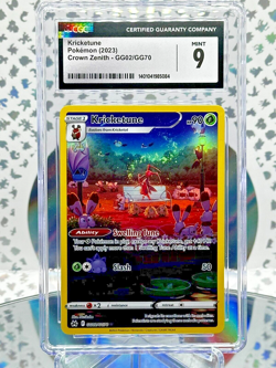 CGC 9 Kricketune GG02/GG70 Crown Zenith Secret Illustration Rare Pokemon Card - Image 1