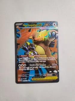 Mega Kangaskhan ex Pokemon TCG Card Full Art English 164/132 - In Hand - Image 1