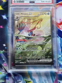 Milotic EX 237/191 Sv08: Surging Sparks Sir Holo Pokemon Card PSA 9 Mint - Image 5