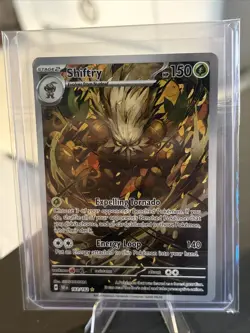 Pokemon TCG Shiftry 163/162 Illustration Rare Holo Card Temporal Forces NM - Image 1