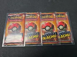 Detective Pikachu 2019 Promo 2 Card Pack Pokemon New Sealed x4 Packs - Image 1
