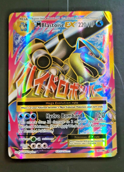 Pokemon Card - M Blastoise EX (Full Art) 102/108 XY Evolutions Ultra Holo Rare - Image 1