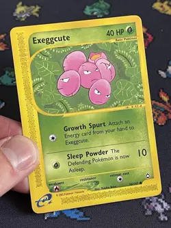 Pokemon Cards Exeggcute 76/147 Common Aquapolis WOTC - (NM) - Image 2
