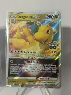 Pokemon Card TCG - Dragonite V SWSH235 & Dragonite VSTAR SWSH236 Pokemon GO NM - Image 3