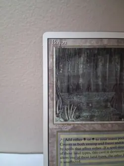 Bayou - Revised - Moderately Played MP (Tiny Ink Mark) MTG - Image 3