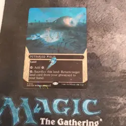 Petrified Field (0122) (Borderless) Galaxy Foil - Edge of Eternities MTG - Image 1