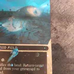 Petrified Field (0122) (Borderless) Galaxy Foil - Edge of Eternities MTG - Image 5