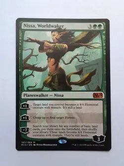 MTG Nissa Wordwaker (M15) Core Set 2015 Regular Rare 167/269 - Image 1